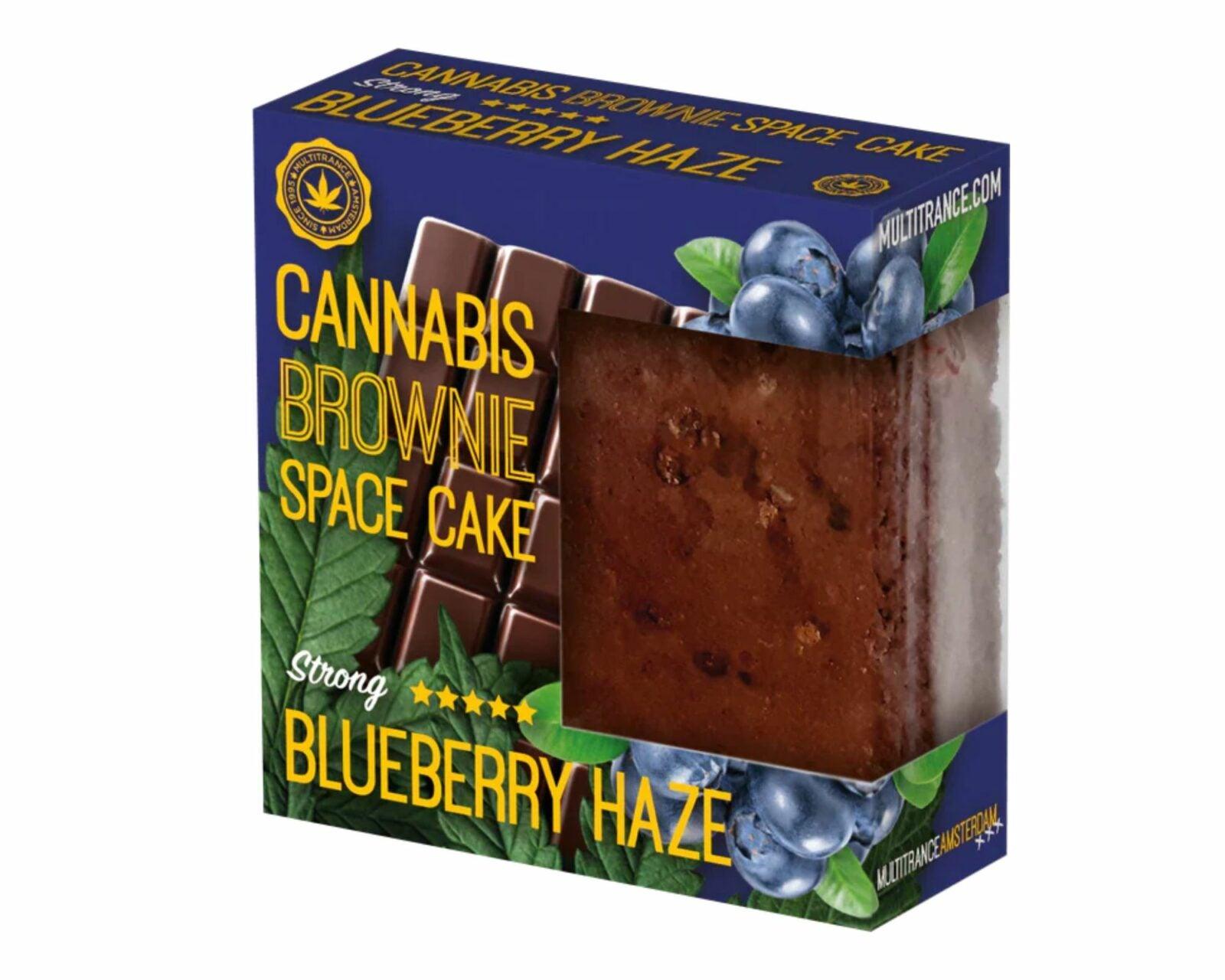 Multitrance Original Amsterdam – Cannabis Blueberry Brownie (Strong Sativa Flavour) - CbdHempSupplies