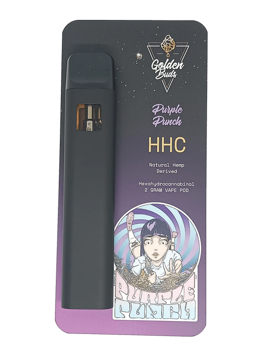 GoldenBuds Purple Punch 2ML HHC Vape (99% HHC)